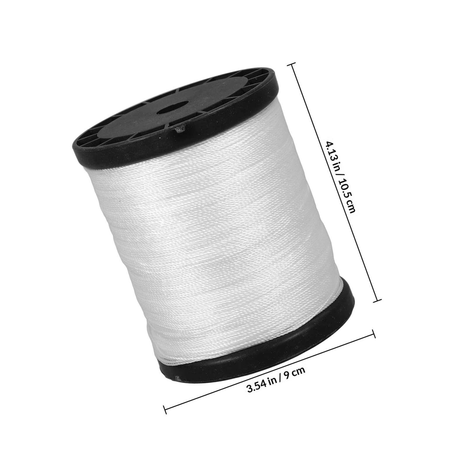 NUOBESTY 2 Rouleaux Ficelle de Nylon Torsadée pour Construction, Corde Résistante et Solide, Adaptée Maçonnerie et Jardinage, Usage Extérieur Fiable