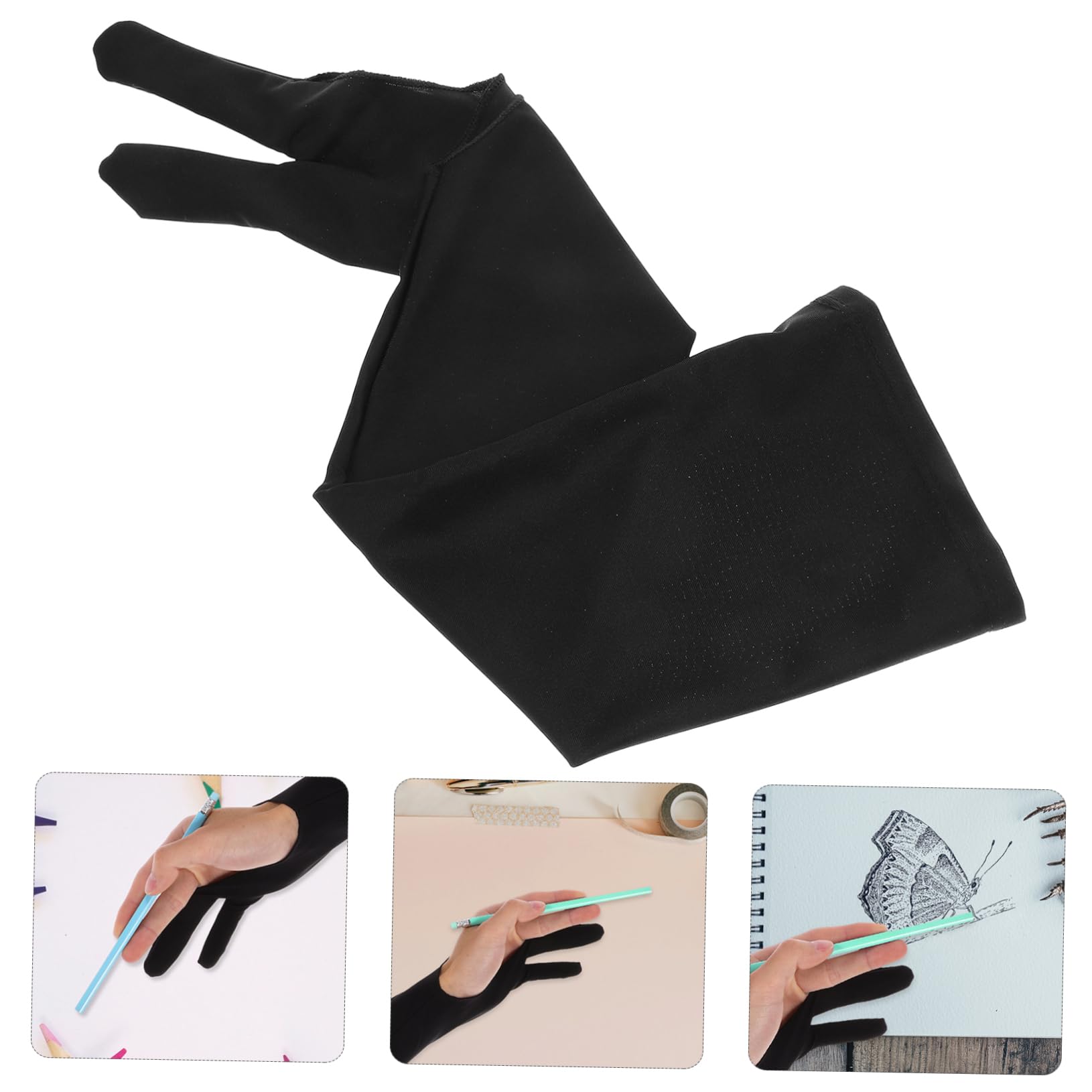 IWOWHERO Tablet Drawing Glove Multi-finger Artist Glove for Painting and Drawing