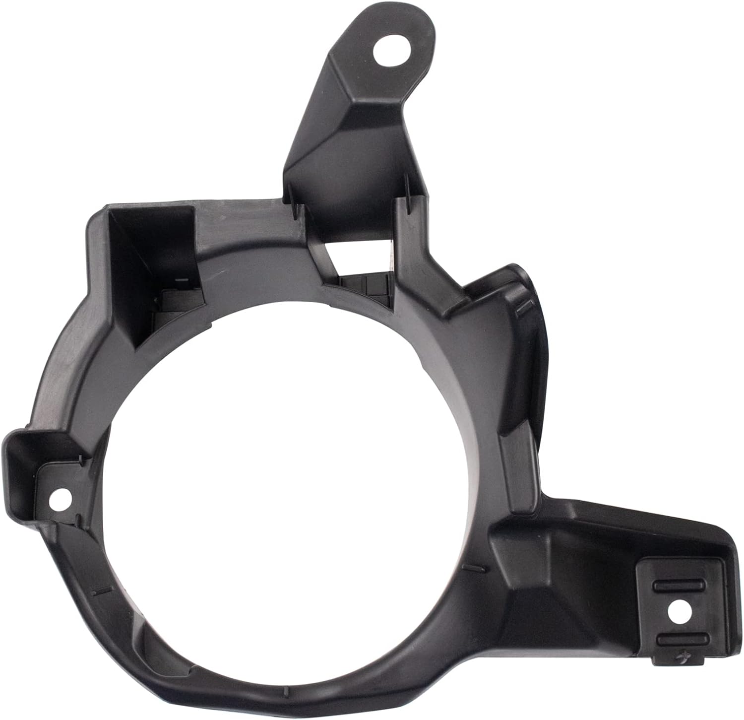 TRQ Front Right Fog Light Bracket Black Passenger Side Compatible with 2013-2015 Toyota RAV4 TO1039168