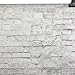 OUYIDA 10X10FT White Brick Wall Photo Backdrops Retro Wood Floor Photography Backdrop Kids 1st Birthday Baby Shower Banner Cake Smash Photoshoot Newborn Baby Photo Background Photographer Props GA08A