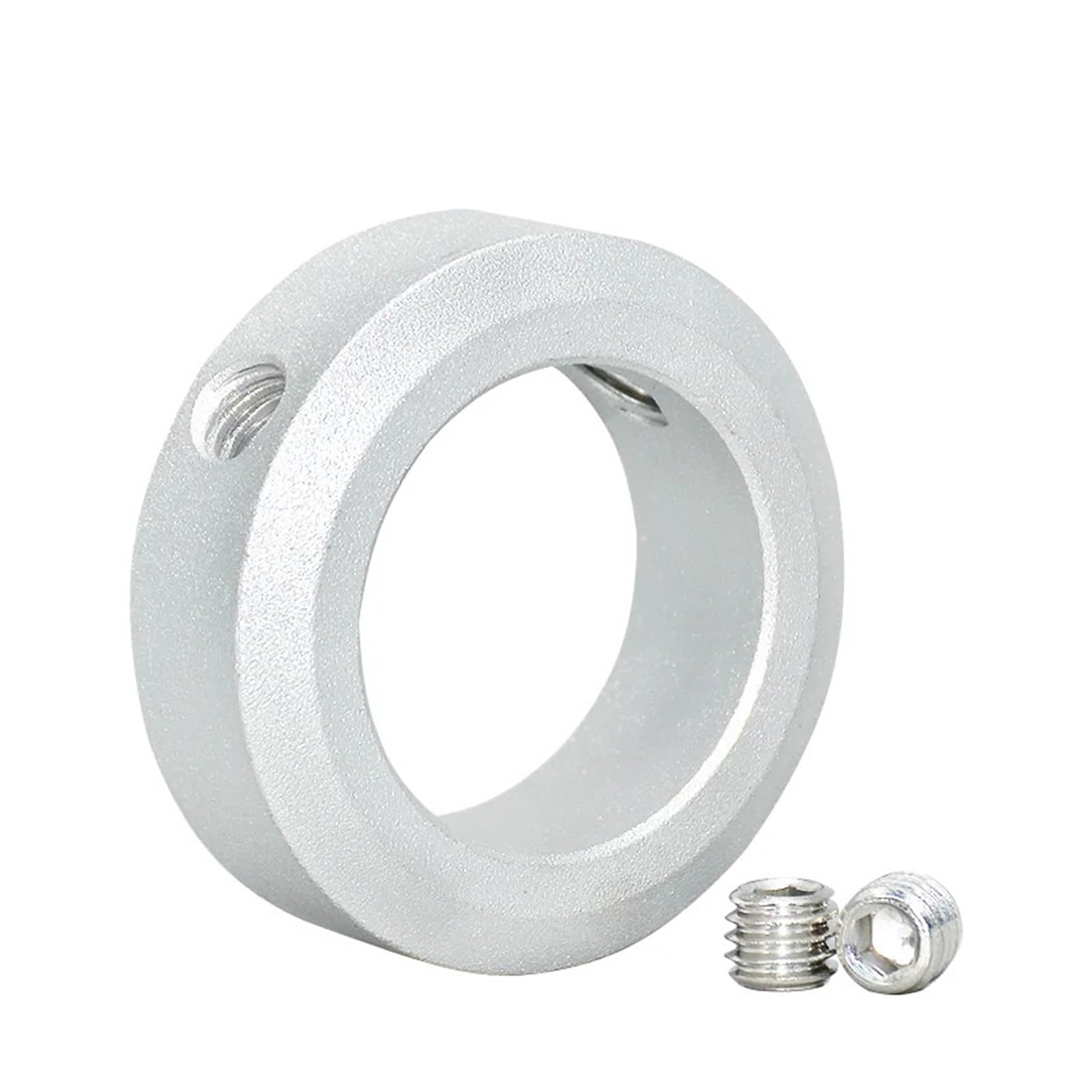 Bague de retenue de Collier d'arbre Type de vis d'arrêt Bague de retenue localisateur de retenue d'arbre en Alliage d'aluminium avec vis de diamètre 3 4 5 6 8 10(NITCN-8-14-8 10pcs)