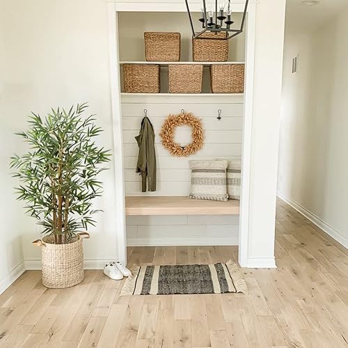 Miniatura 5 de Árbol de seda artificial de bambú de 3 pies de vegetación artificial en maceta de 36 pulgadas para decoración de interiores y exteriores, oficina en