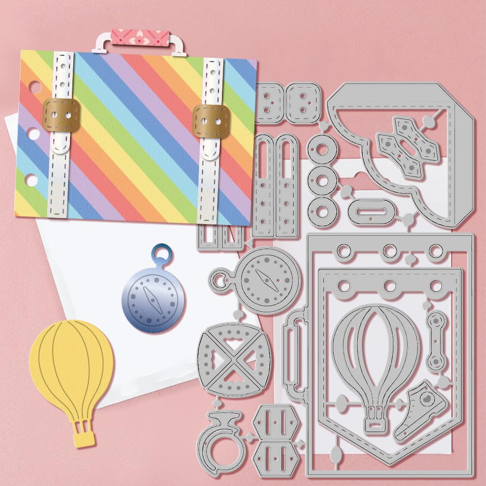 GLOBLELAND 3 Fustelle In Metallo Per Scrapbooking – Cesto Di Fragole, Limone E Ciliegia - 4