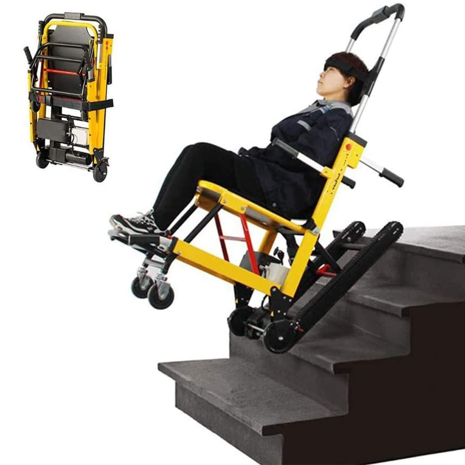 Buy Dbtxwd Mobile Stair Chair, Wheelchair Electric Lightweight Stair