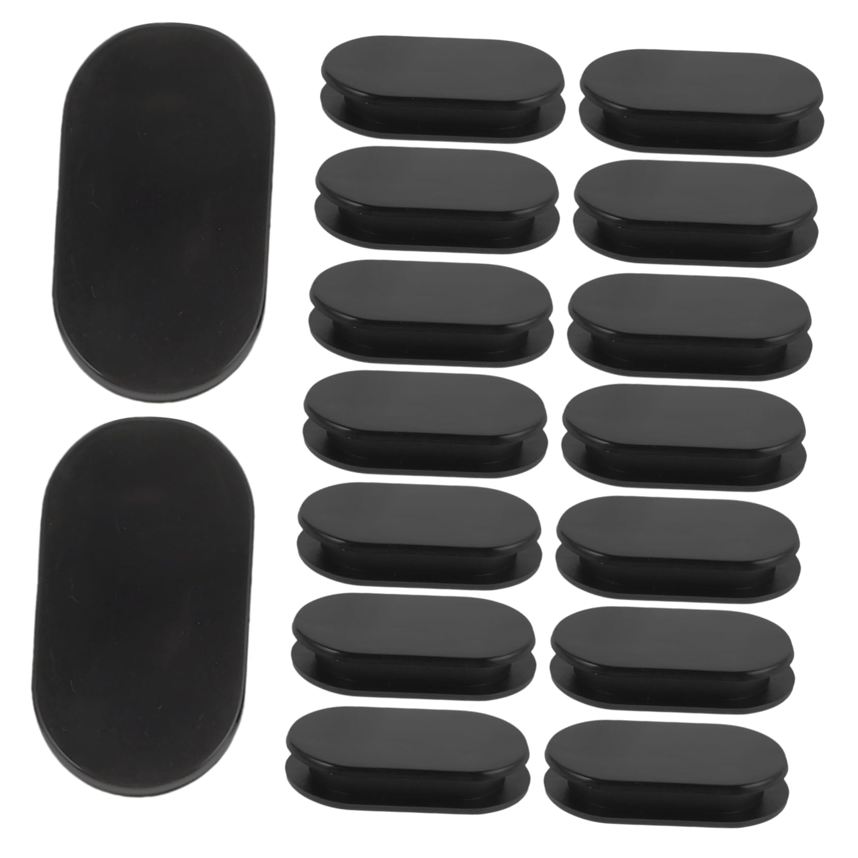 Vaguelly 20-Pack Silicone Jar Inserts Piggy Bank Bottom Plugs for Saving Box Coin Jar Stoppers Easy Replacement Plug Caps