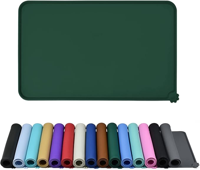 Reopet Silicone Dog Cat Bowl Mat Non-Stick Food Pad Water Cushion Waterproof - Multiple Colors, Sizes & Purposes
