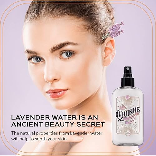 Miniatura 3 de Quinn's Agua de lavanda - Spray de almohada natural - Aromaterapia relajante - Niebla corporal facial de 8 onzas
