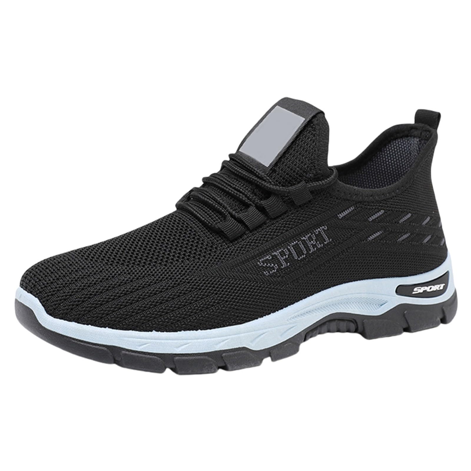 Zapatillas ortopédicas de malla transpirables para hombre, zapatos de aumento de altura ajustable para correr
