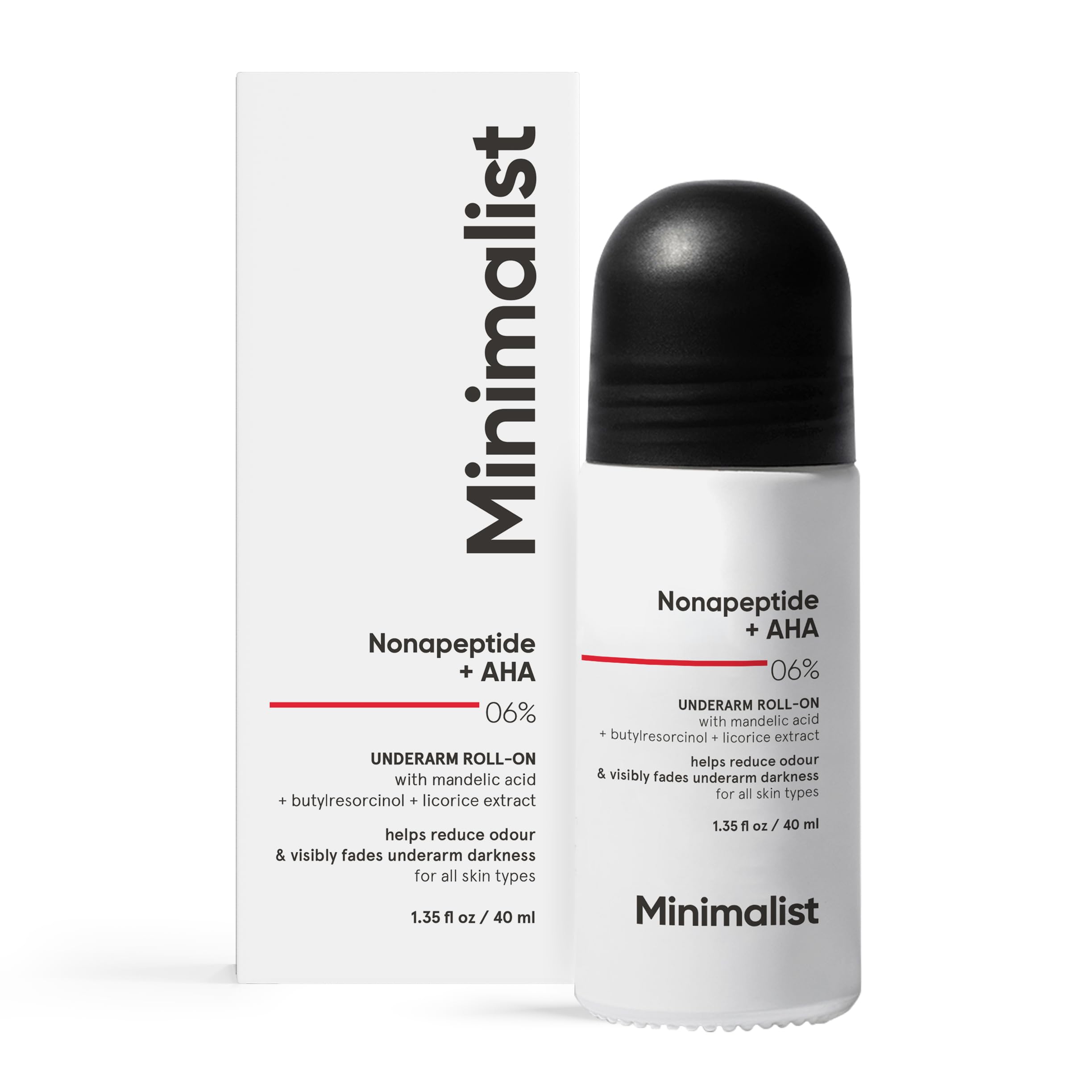 Minimalist Nonapeptide + AHA 06% Underarm Roll on