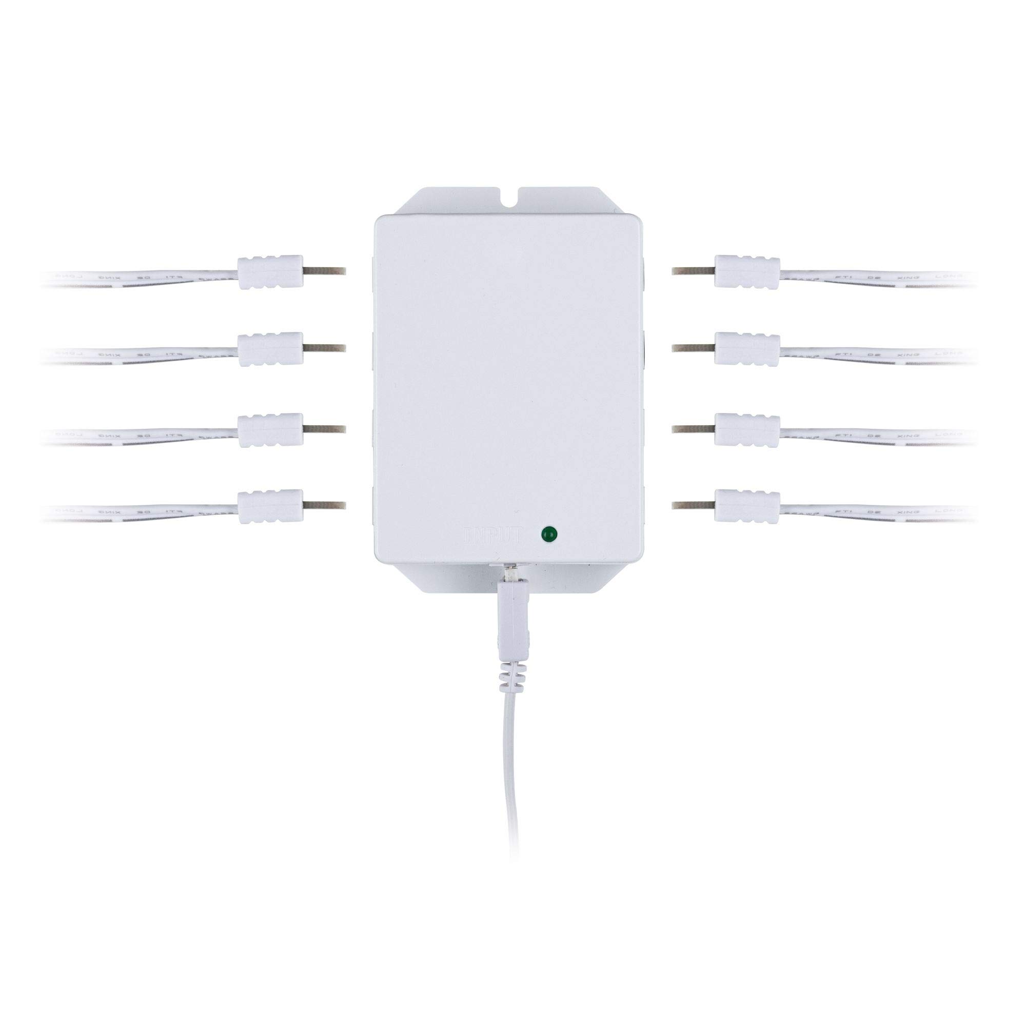 Paulmann 99948 Lampada per mobili Clever Connect Driver 12 DC incl. distributore 8x max. 36 Watt trasformatore bianco plastica alimentatore