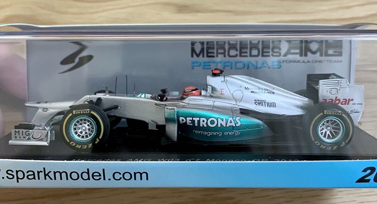 Amazon.co.jp: Spark 2012 Mercedes AMG W03 M Schumacher Monaco GP 1