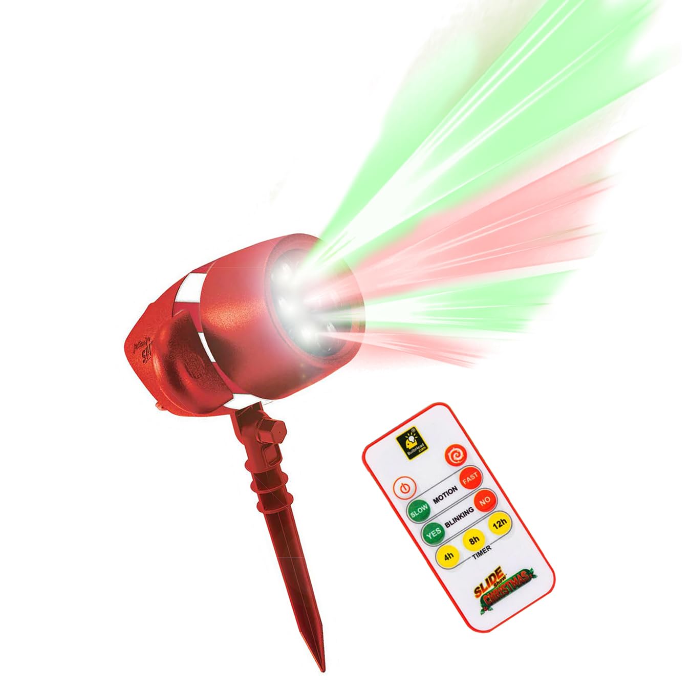 Star Shower Slide Show Projector - Red - Remote Control