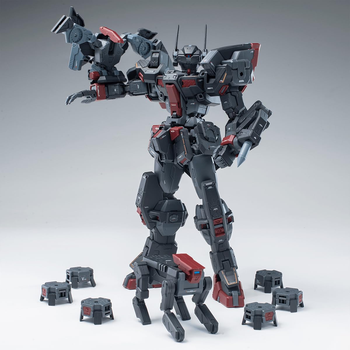 HiPlay Cold Steel Powered Third Knight Hunger versión 2.7 LG-02C Kit de construcción de modelo de plástico codificado por colores