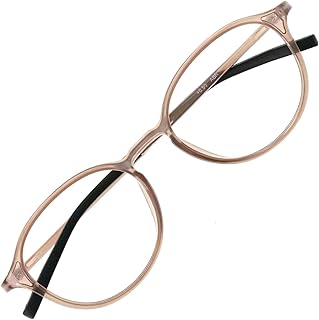 [EYEWEAR AIR] アイウェアエア 老眼鏡 おしゃれ レディース メンズ ブルーライトカット 35% ボストン アッシュブラウン +1.50