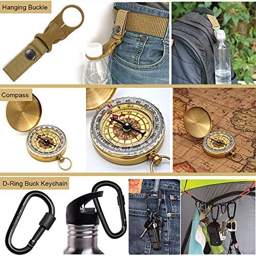 DELA DISCOUNT 61s4UI+ipdL._AC_ EMDMAK Gifts for Men Dad Husband Boyfriend, Survival Gear and Equipment 15 in 1, Outdoor Emergency Survival Kit, Camping Hunting Fishing Christmas Birthday Gifts Ideas for Him Teen Boy Cool Gadget  