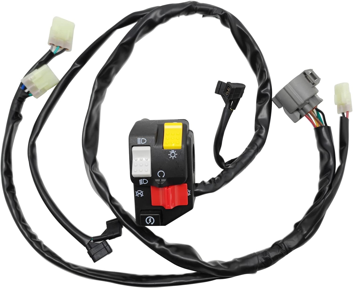 M MATI Handlebar Control Switch Button Start Kill Stop Headlight for Honda TRX300EX TRX300X 2007-2009 35150-HM3-A71 35200-HM3-A61 35200-HM3-A60