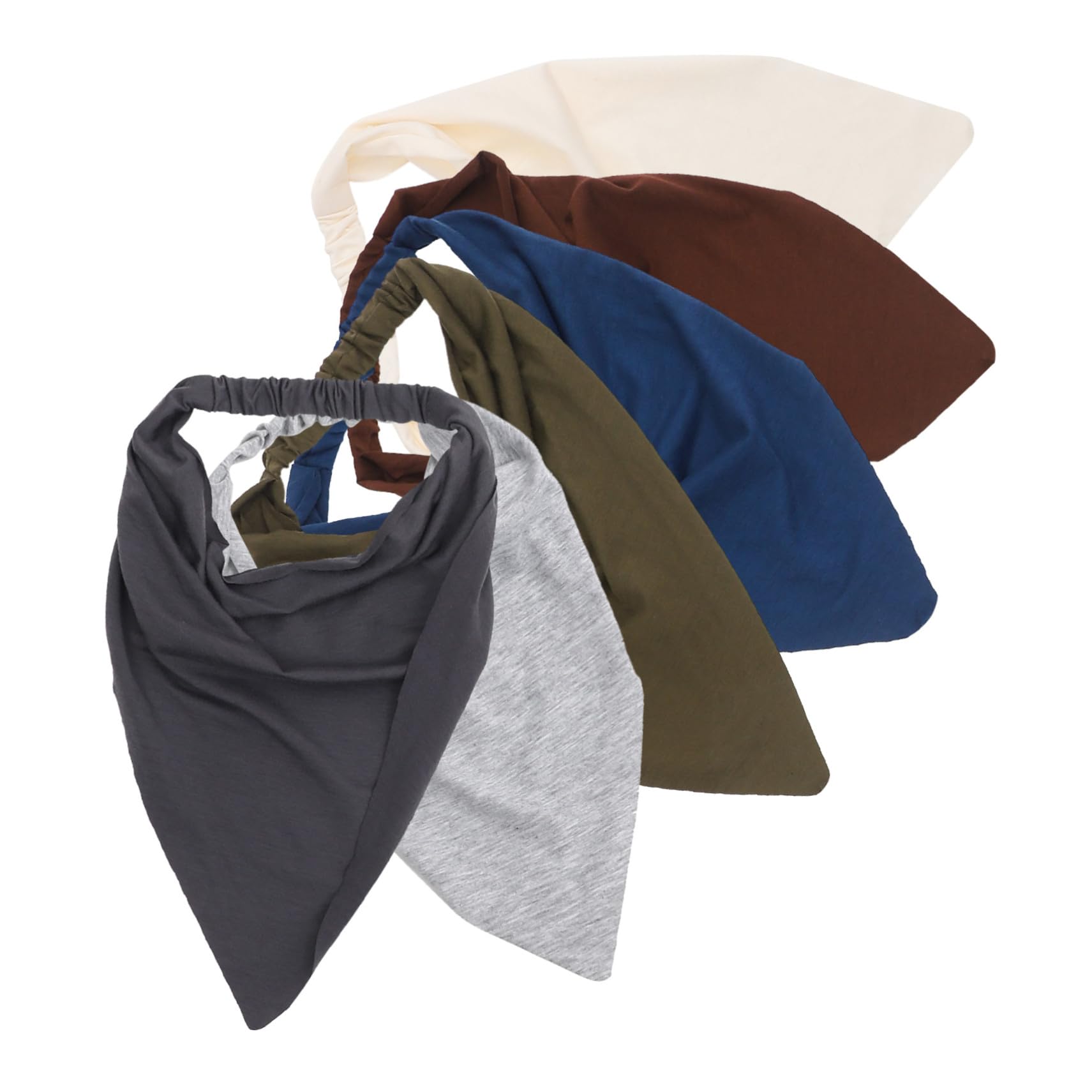 6 pezzi Fasce Elastiche per Capelli Donna in Traspirante Bandana Boho Grande Antiscivolo per Ragazze e Accessori Estivi