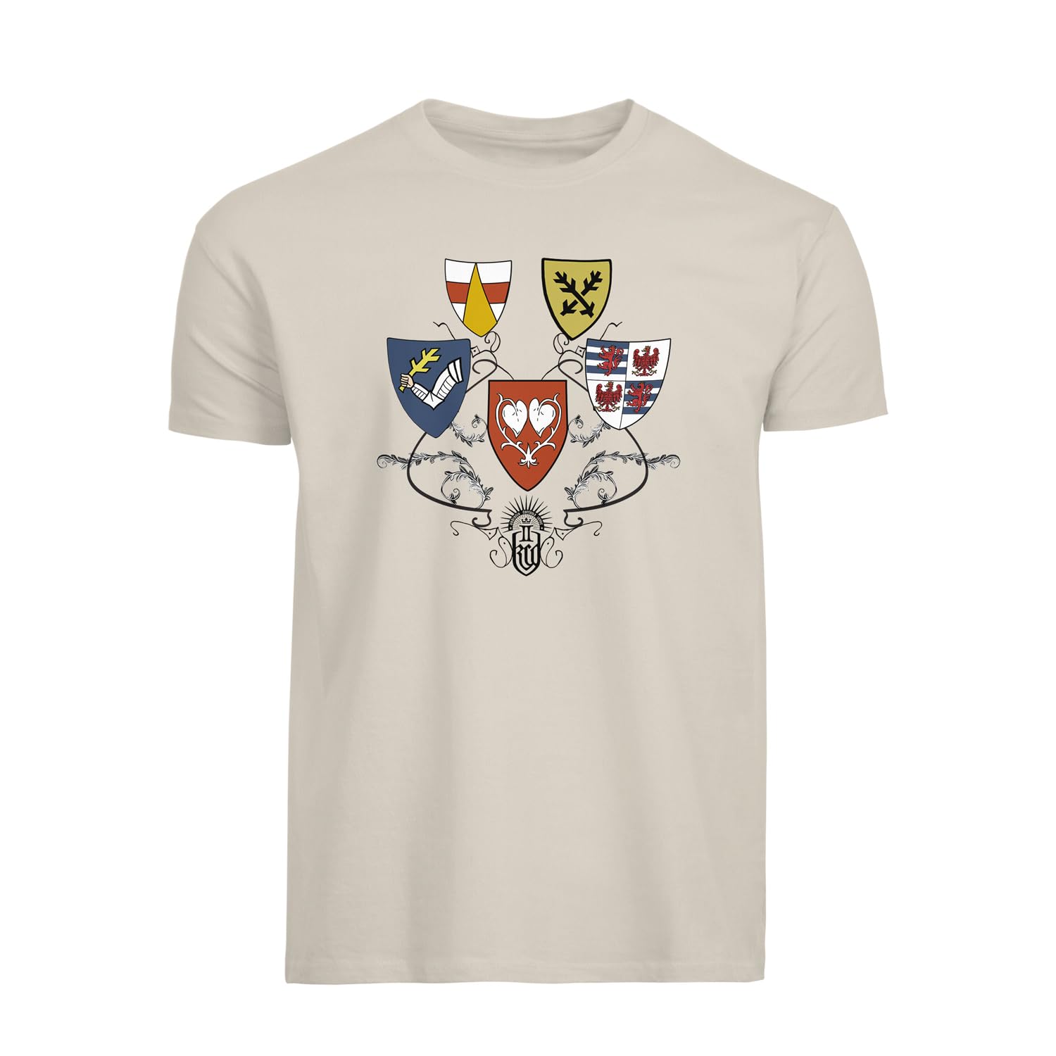 emblem koszulka unisex dla dorosłych, Biały, M