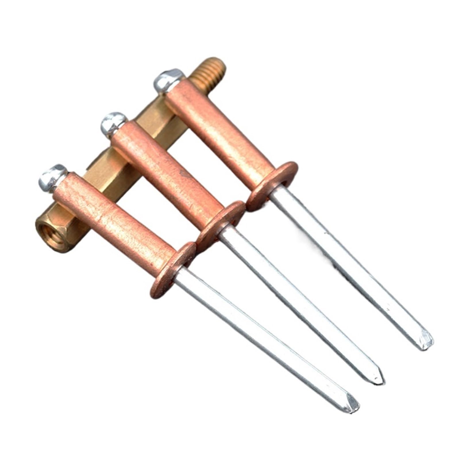 remaches ciegos, Remache ciego con núcleo de cobre rojo, remaches tracción M2.4 M3.2 M4 .8 M5, clavos cabeza redonda tipo abierto alta resistencia(8mm (10Pcs))