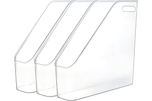 Youngever Plastic Book Holder Organizer: The Perfect Solution for Your Storage Needs