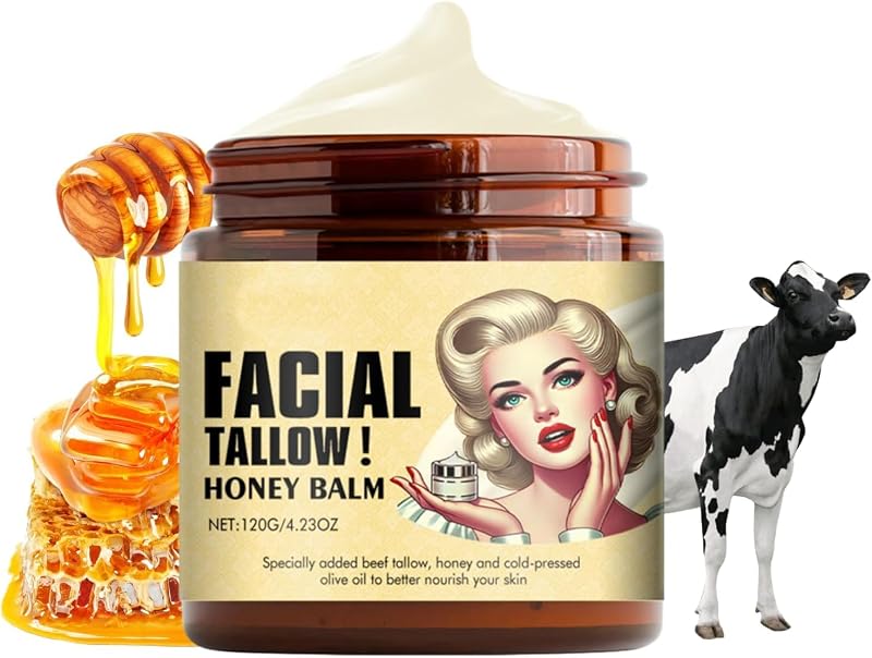 Bálsamo facial de sebo bovino Generic com mel e cera de abelha