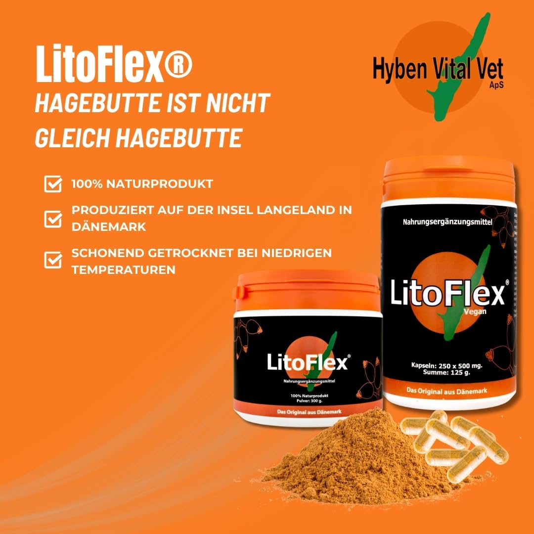 LitoFlex Pulver 100% Hagebuttenpulver 300g