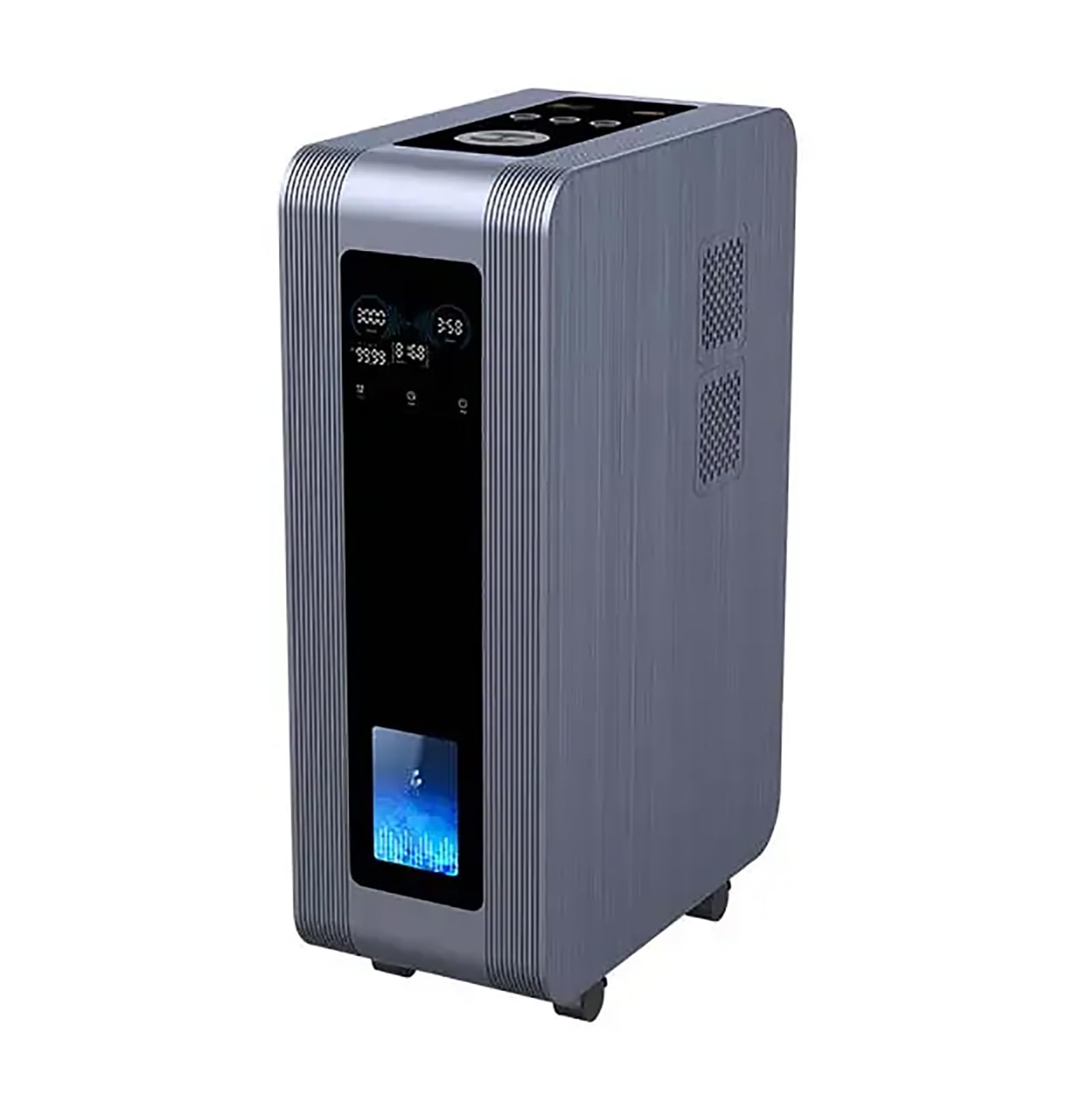 Máquina de inhalación de hidrógeno, generador de Agua de hidrógeno de 3000 ml/min, ionizador PEM de Alta pureza del 99,99% con Ruedas universales, para Aumentar la energía
