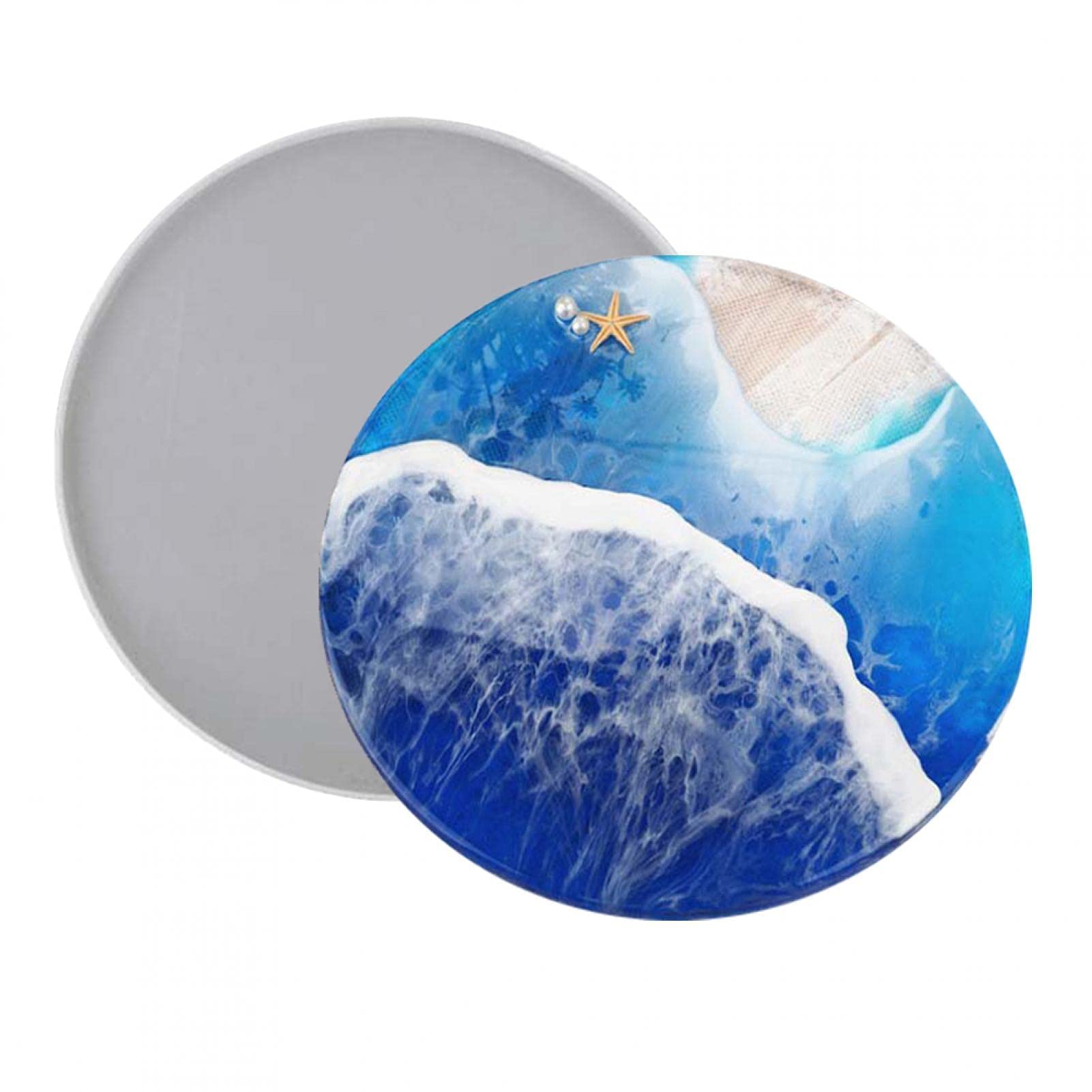 TERRIFI Resin Tray Molds, Silicone Tray Molds for Resin Casting, Resin Jar Mold with Lid and Grinder Mold, Large Silicone Rolling Tray, Irregular Casting Agate Epoxy Molds for DIY Crafts Making