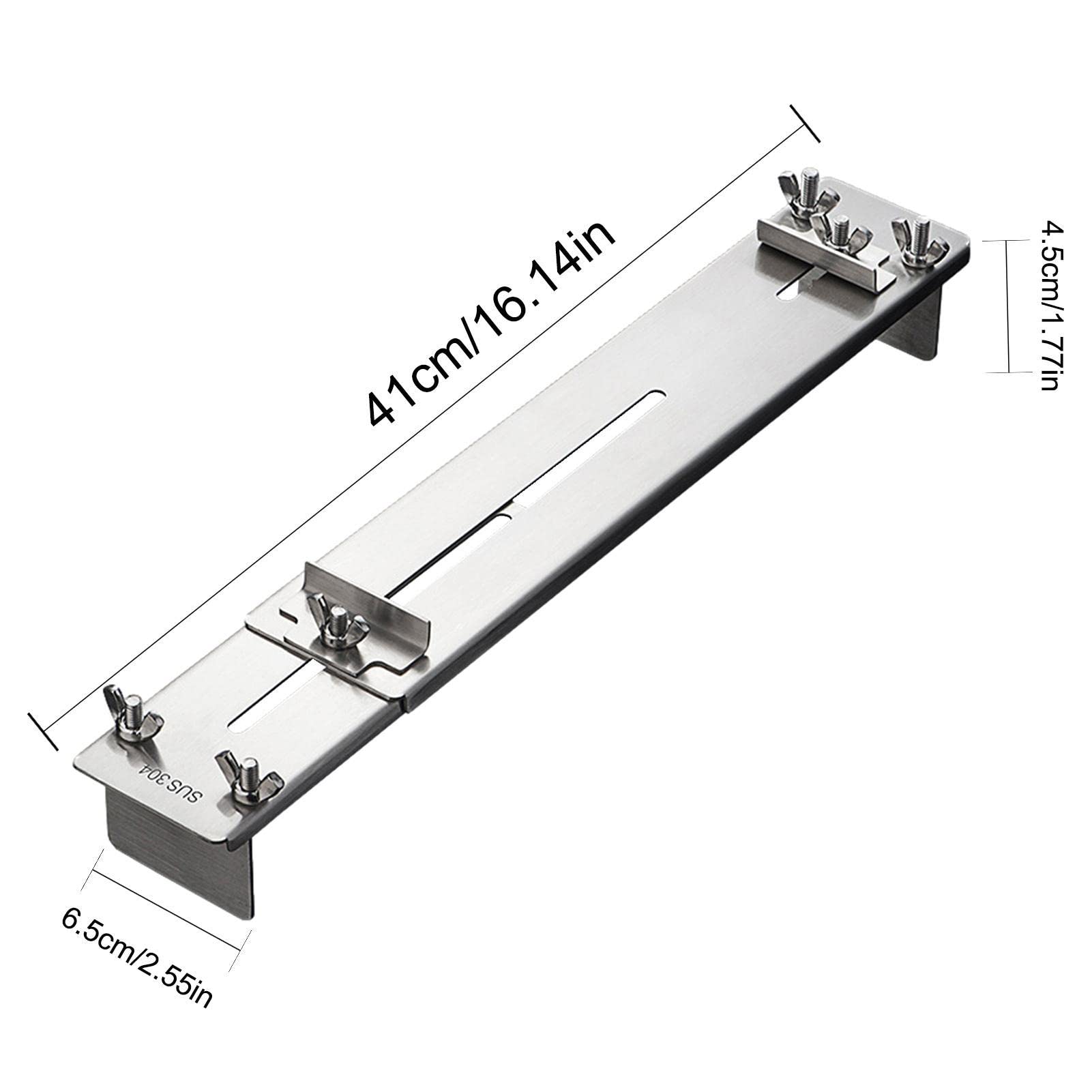 pierre à aiguiser | Pont d'évier en acier inoxydable – Récipient réglable pour pierre à aiguiser 7 à 24 cm, pierre à huile, pierre naturelle, pierre diamant Lingjiong