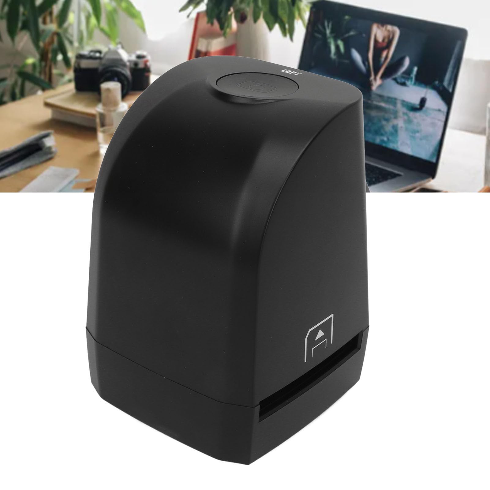 Escáner de película portátil de 8 MP para Negativos y Diapositivas de 35 mm y 135 mm, convertidor Digital de Fotos de 2400 PPP con conectividad USB, digitalizador de película