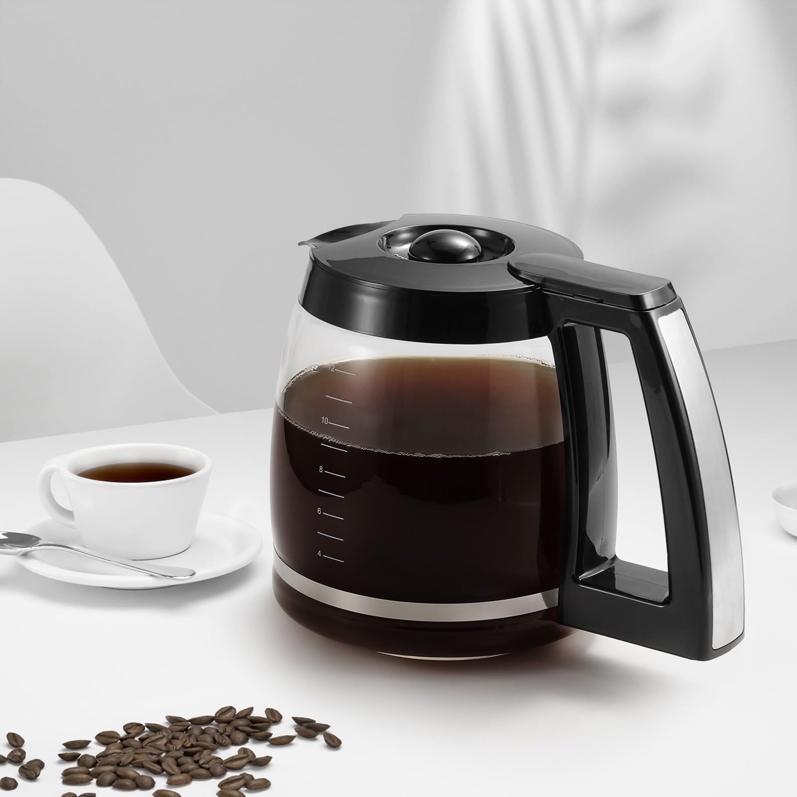 Amazon | 12カップ交換用ガラスカラフェ Cuisinartコーヒーメーカー