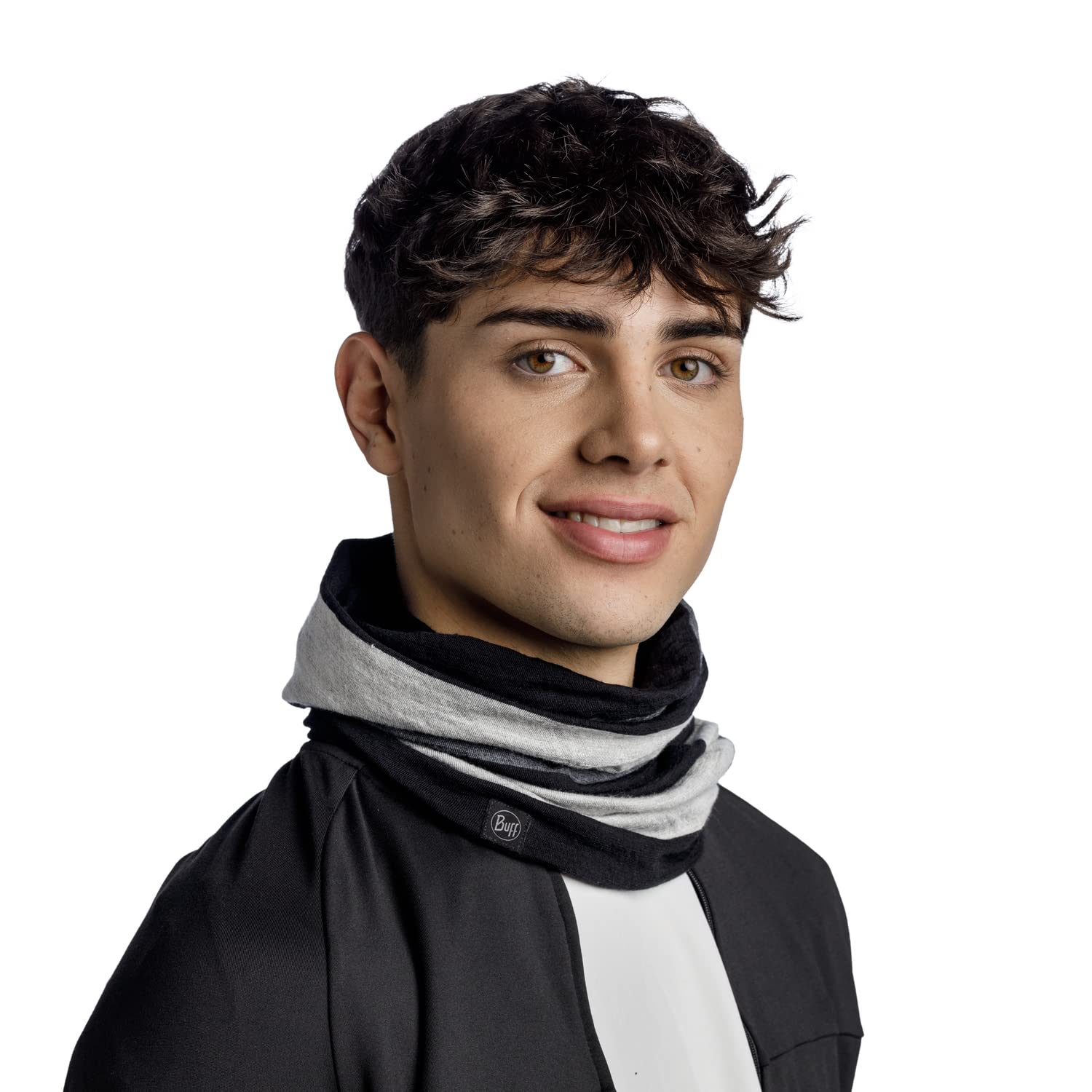 Buff Graphite Merino Wollmütze Lightweight