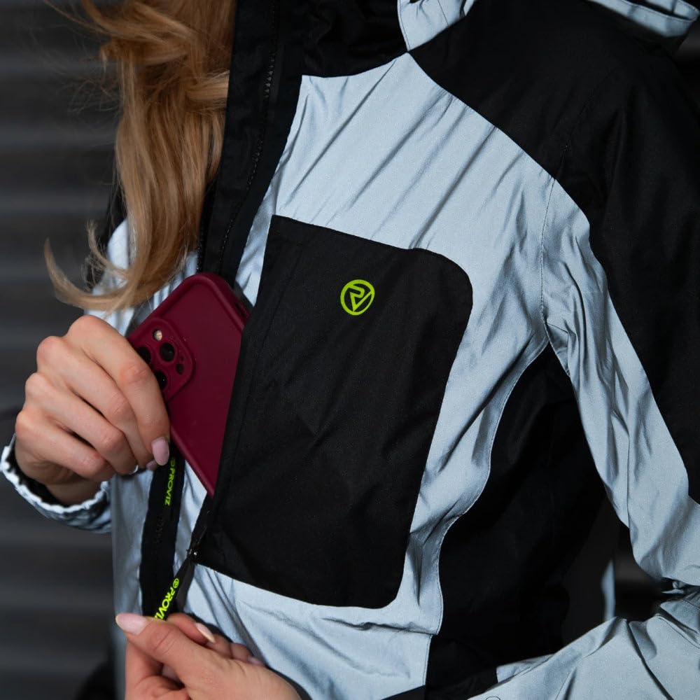 Proviz Reflect 360 Outdoor Reflect 360 Veste d'extérieur pour femme Argenté/noir Taille 10 Femme