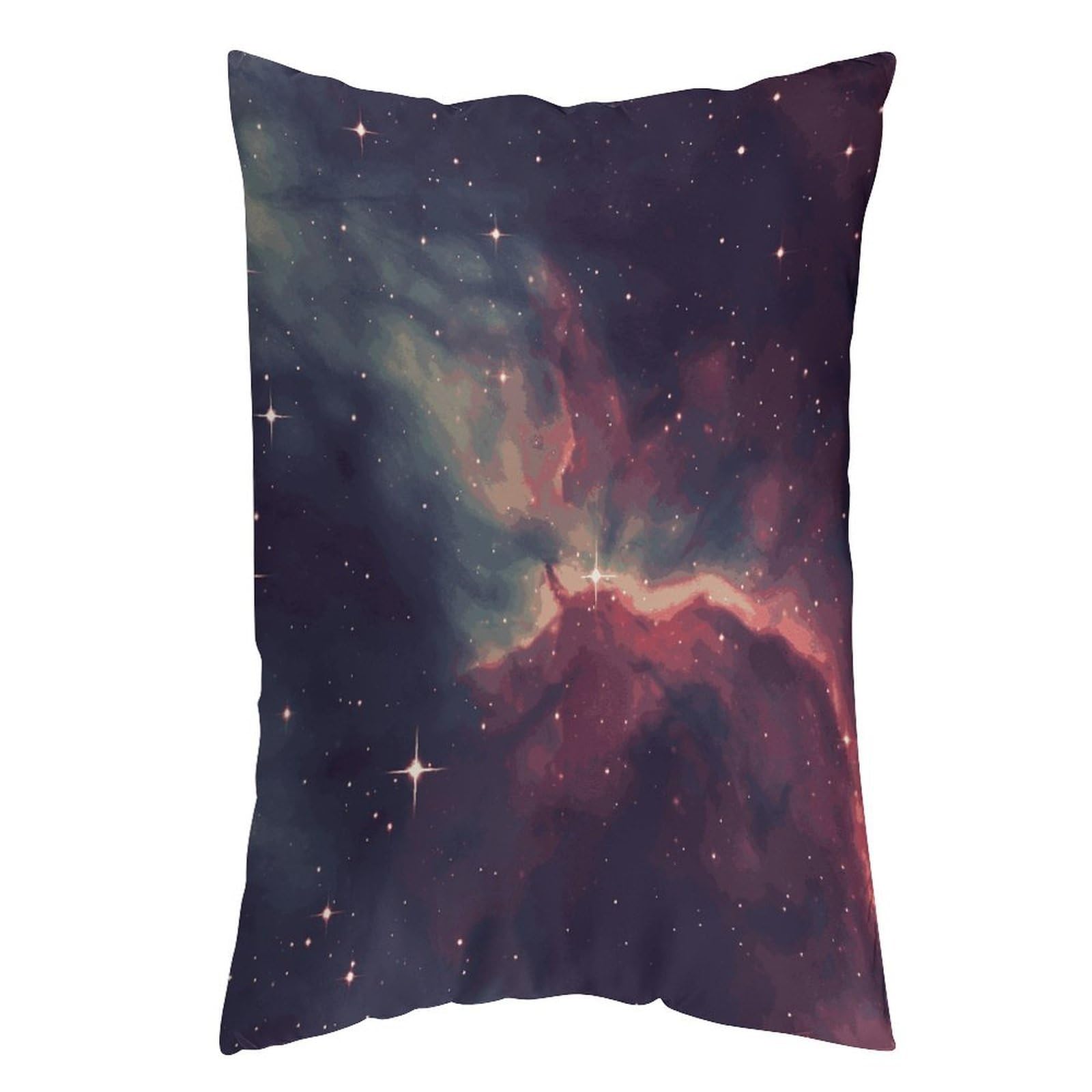 LDGSUPH Star Field in Deep Space Pillow Cases Soft Pillowcase with Invisible Zipper Wrinkle Resistant Pillow Covers Breathable Removable Pillow Protector for Bed Sofa Car 20"x30"