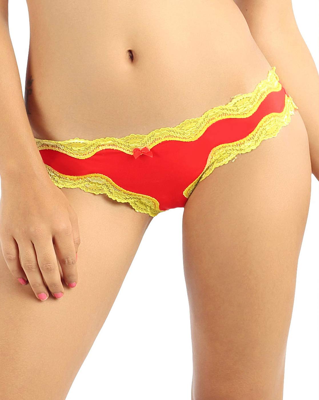 candyskin Women Low Rise Thong Lace Panty Anti-Microbial-picture-50