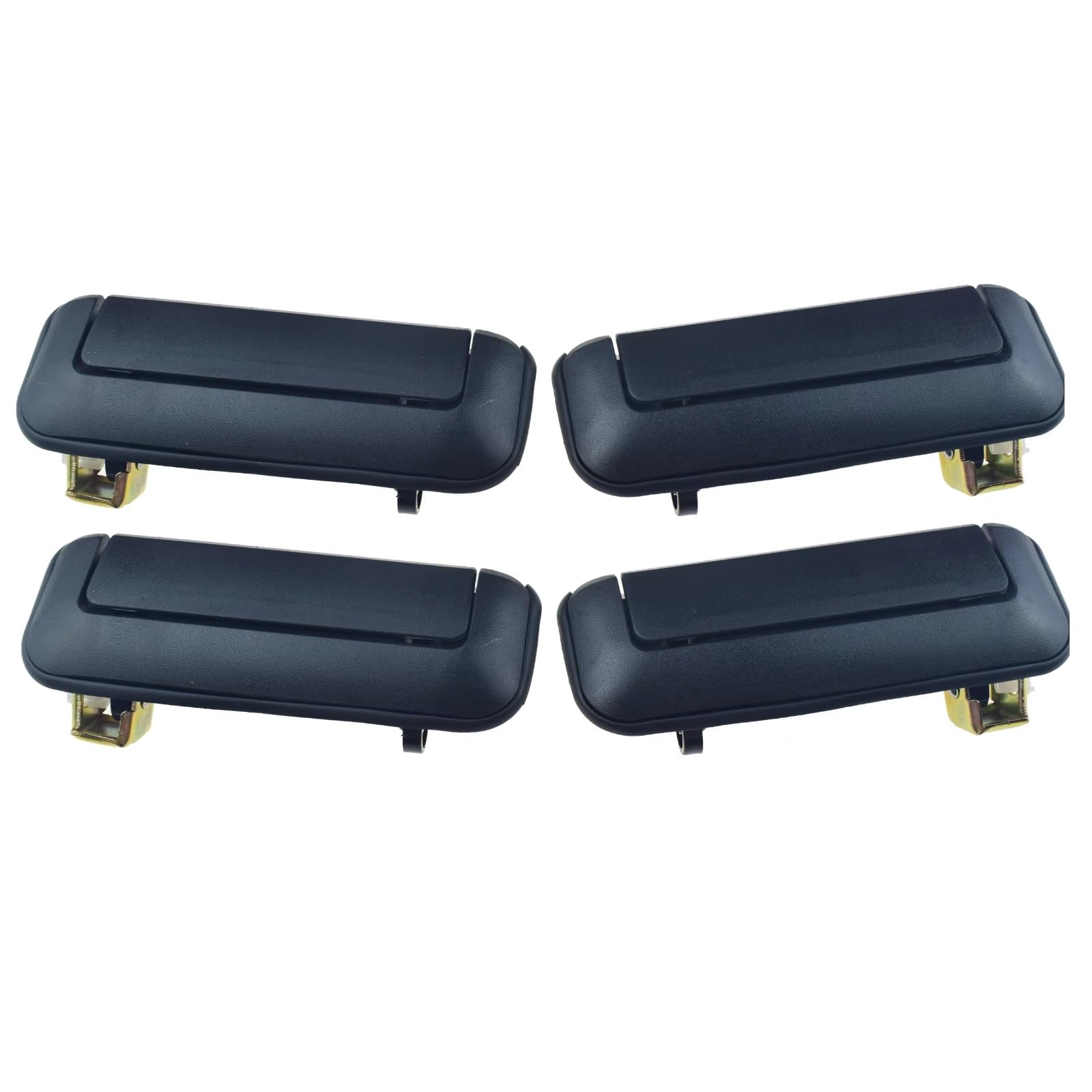 CQRBNE for Mitsubishi for Triton L200 L300 1996-2006 Outside Front Door Handle, Rear Tailgate Car Exterior Door Handle(4 Pcs Left Right Set)