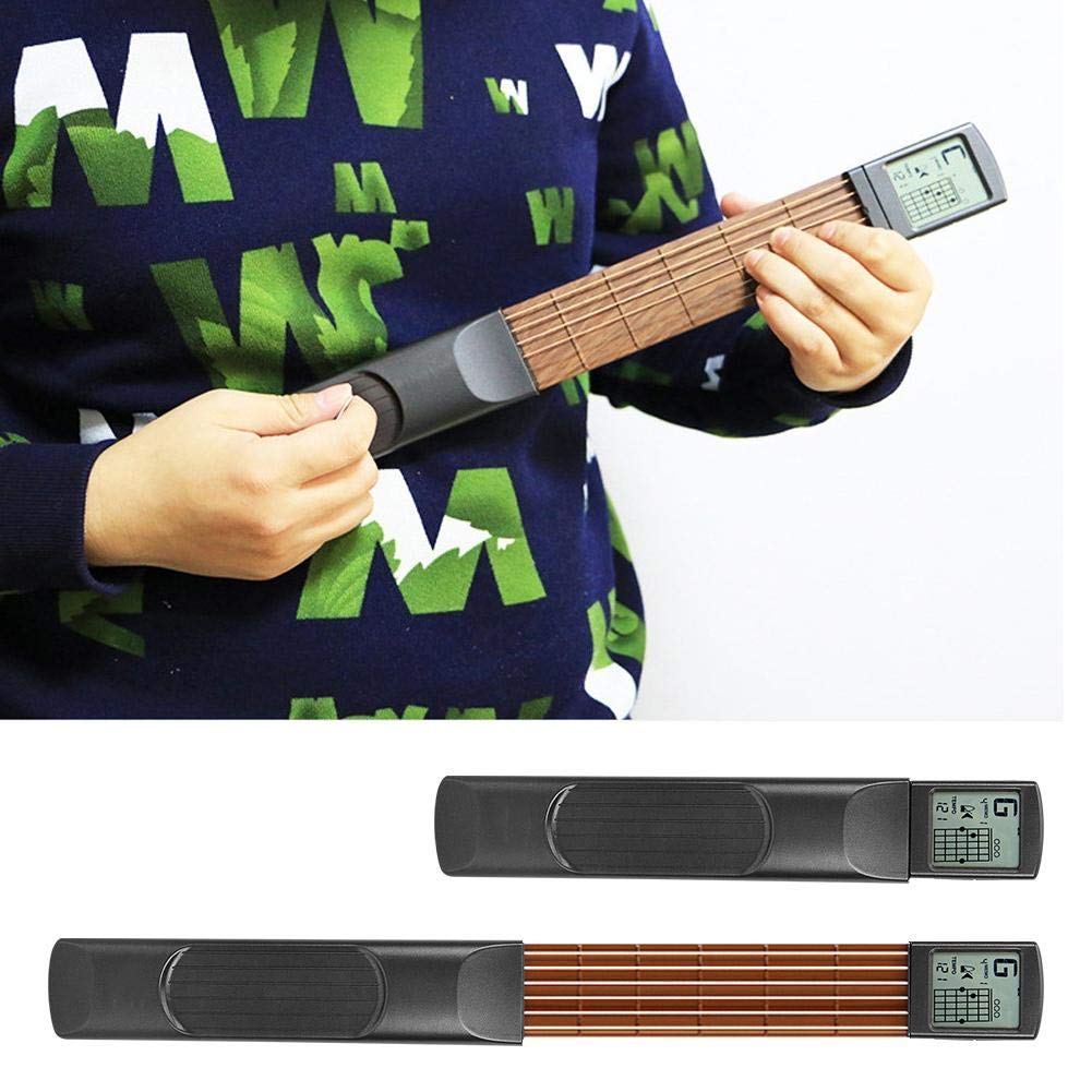 Mini Chitarra 6 Corde Portatile per Principianti Strumento Musicale Accessorio Viaggio