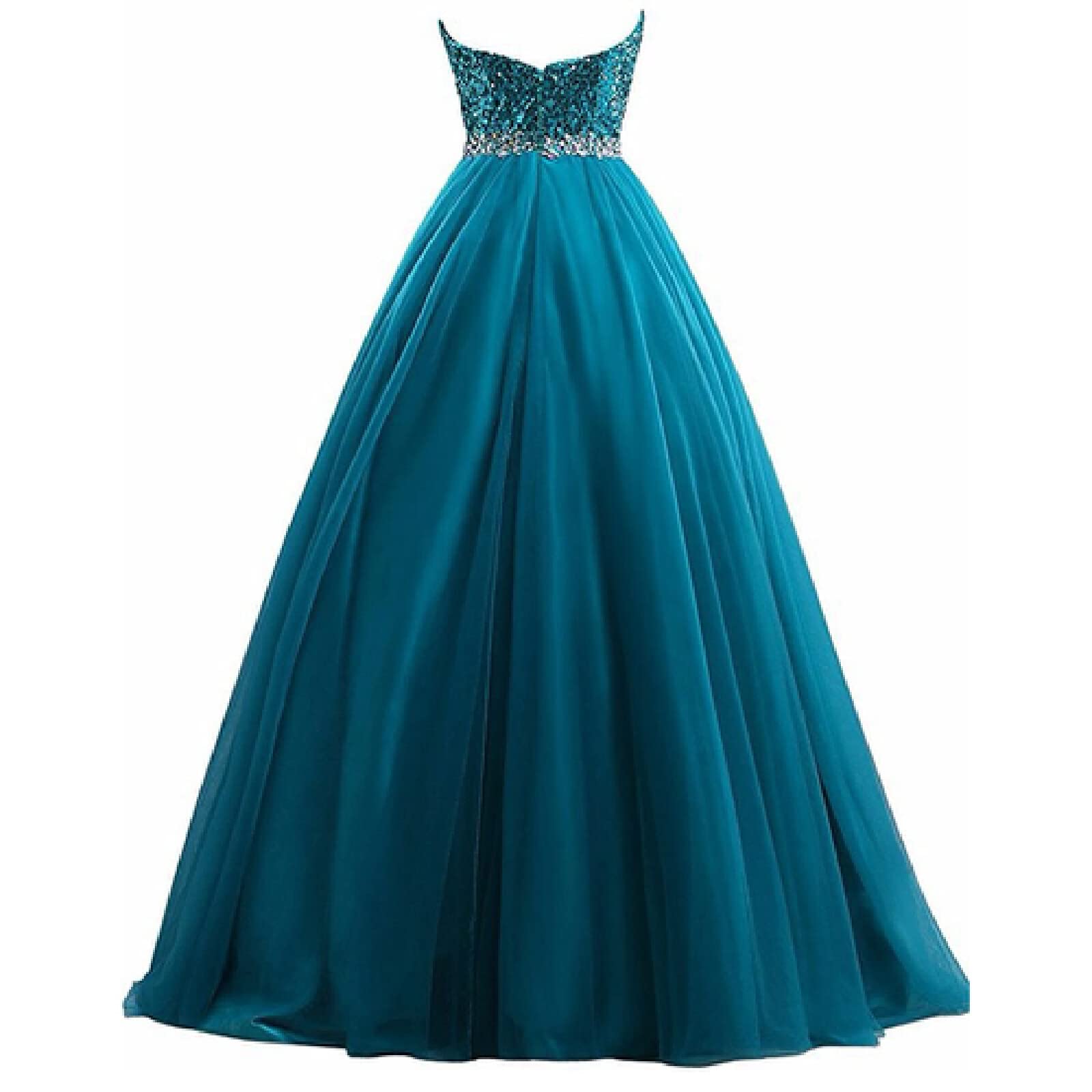 Hochzeit Ballkleider,Sexy durchsichtiges Top mit U-Boot-Ausschnitt und Perlen besetztes Partykleid,Crimson,30,Big red,44(US14W),Damen Abendkleid Frau Brautjungfernkleid