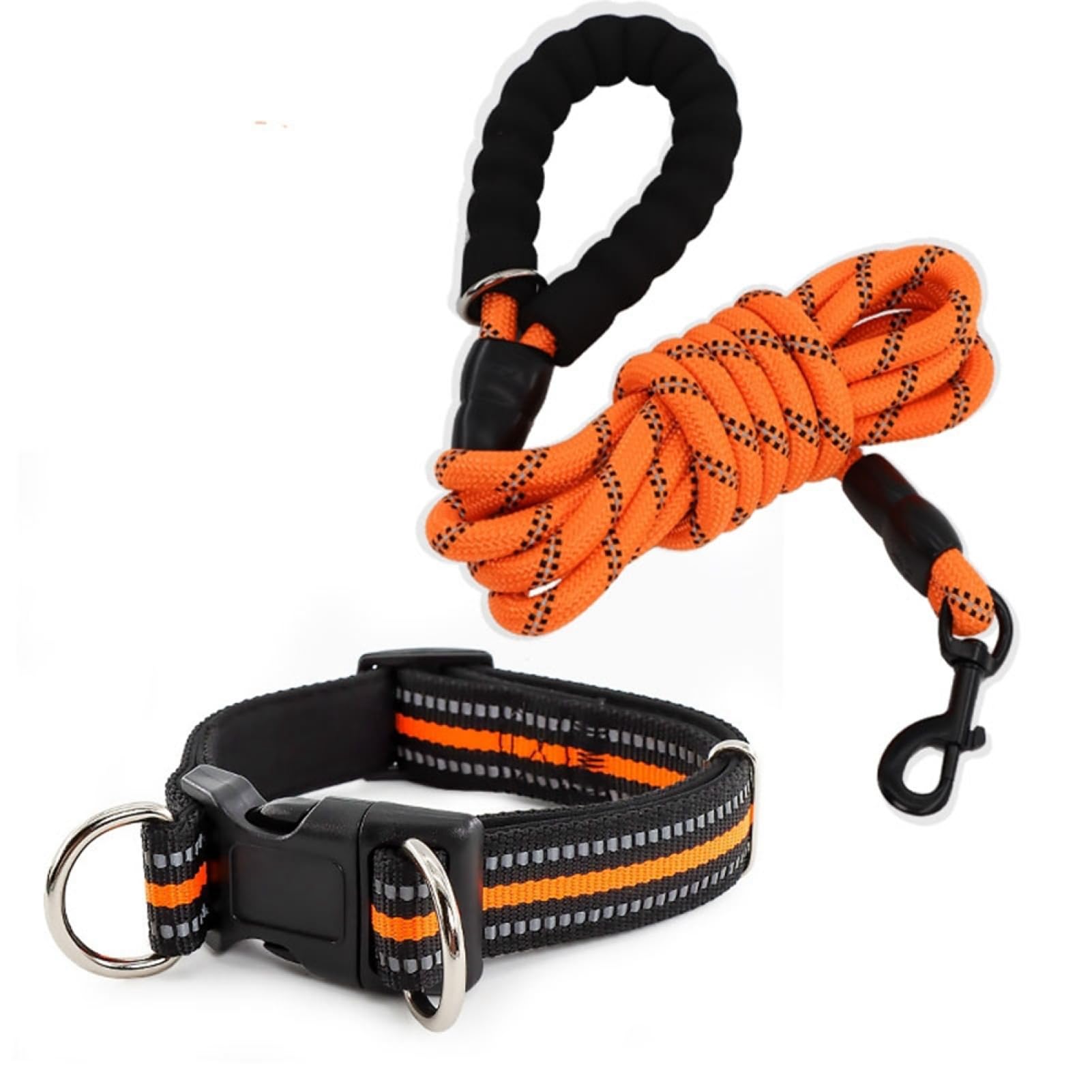Amazon | 犬首輪 リードセット 1.5m 小型犬 大型犬 反射材入り 中型犬