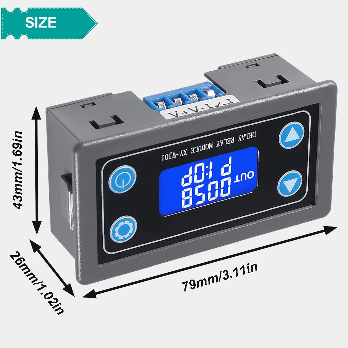 Amazon.co.jp: DAOKAI 遅延リレーモジュール DC 6-30V 12V 24V 時間