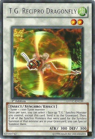 Yu-Gi-Oh! - T.G. Recipro Dragonfly (EXVC-EN039) - Victoria extrema - Edición ilimitada - Raro