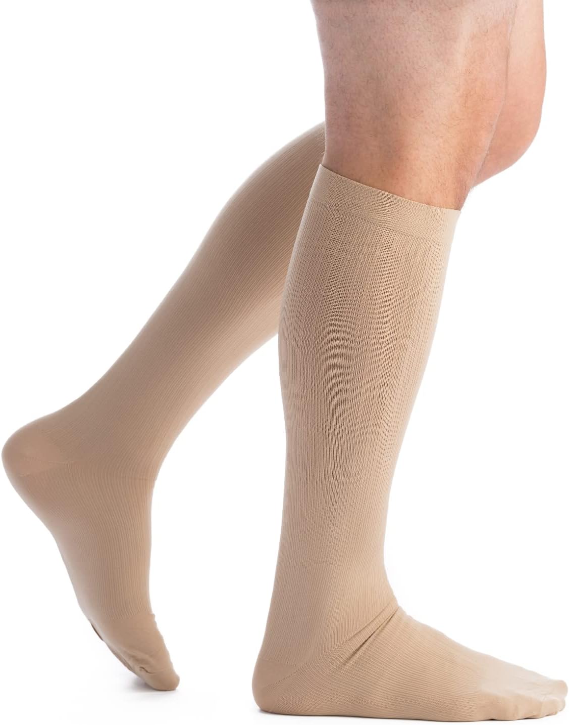 EvoNation Men’s USA made Knee High 8-15 mmHg Graduated Compression Socks – Mild Pressure Compression Garment