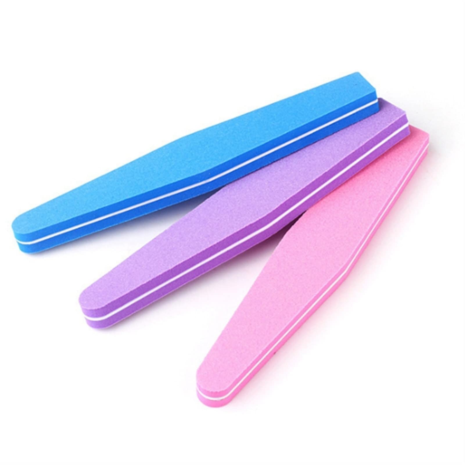 GENGGENG YEJIANGHUA Professional Diamond Disposable Sponge Nail Buffer Lima Sandpaper Nail File Buffer Polisher Block Nailfile Tools Acrylic Natural