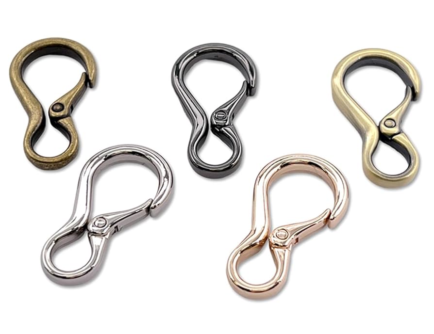 Amazon.co.jp: 「キ860」 4個入 カラビナ キーホルダー 8の字型