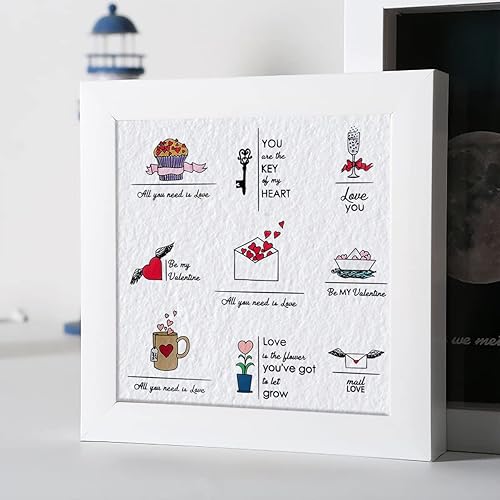 Miniatura 9 de Sellos transparentes de gnomos de San Valentín para hacer tarjetas y diarios, sellos de goma para camiones de corazón amoroso, palabras para el día