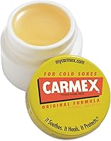 Vista 2 de Carmex Bálsamo labial hidratante, sabor original, tarro de 0.25 onzas, 12/caja (LIL62458)