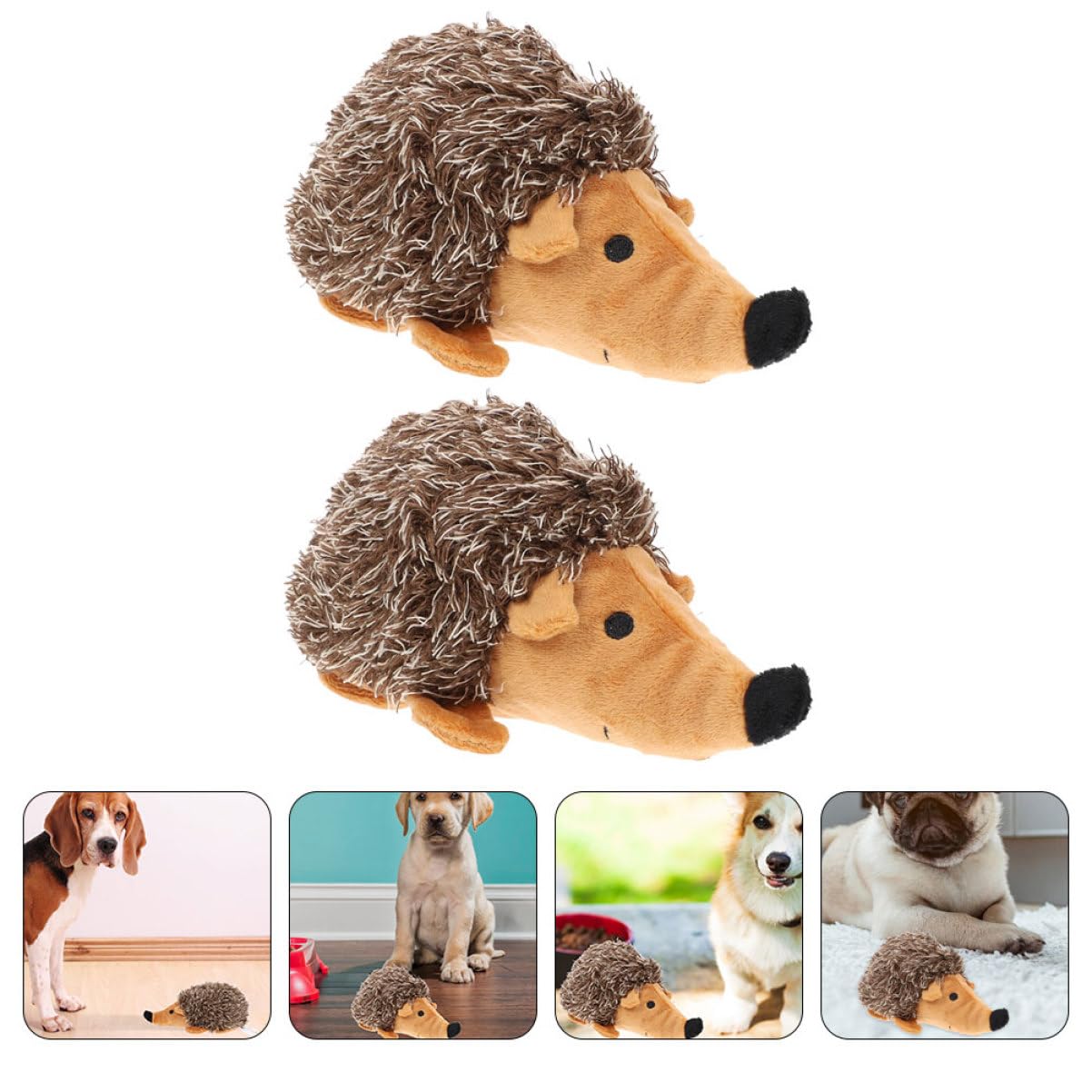 ABOOFAN 6 Piezas Juguete para Mascotas Juguetes para Perros Cachorros Felpa El Perro Resistente a Mordeduras