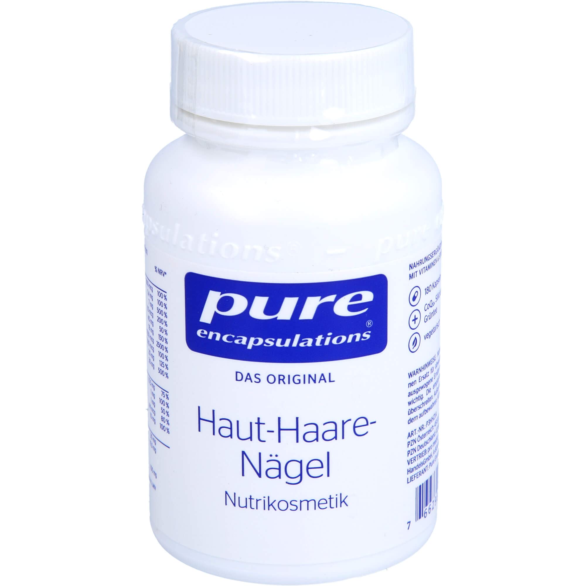 Pure Encapsulations Haut-Haare-Nägel Kapseln, 180 St. Kapseln