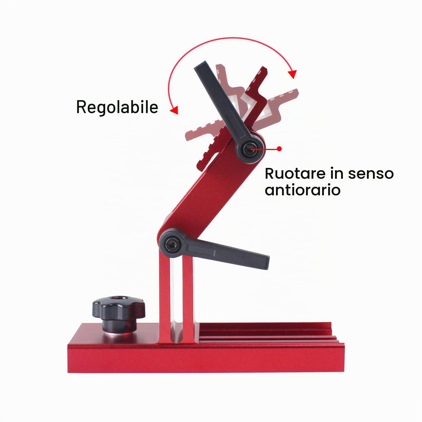 di Affilatura Regolabile per Poggiautensili di Ricambio per Smerigliatrici e Levigatrici Banco 6“ o 8”, Guida di Affilatura Facile Affilatura degli Utensili