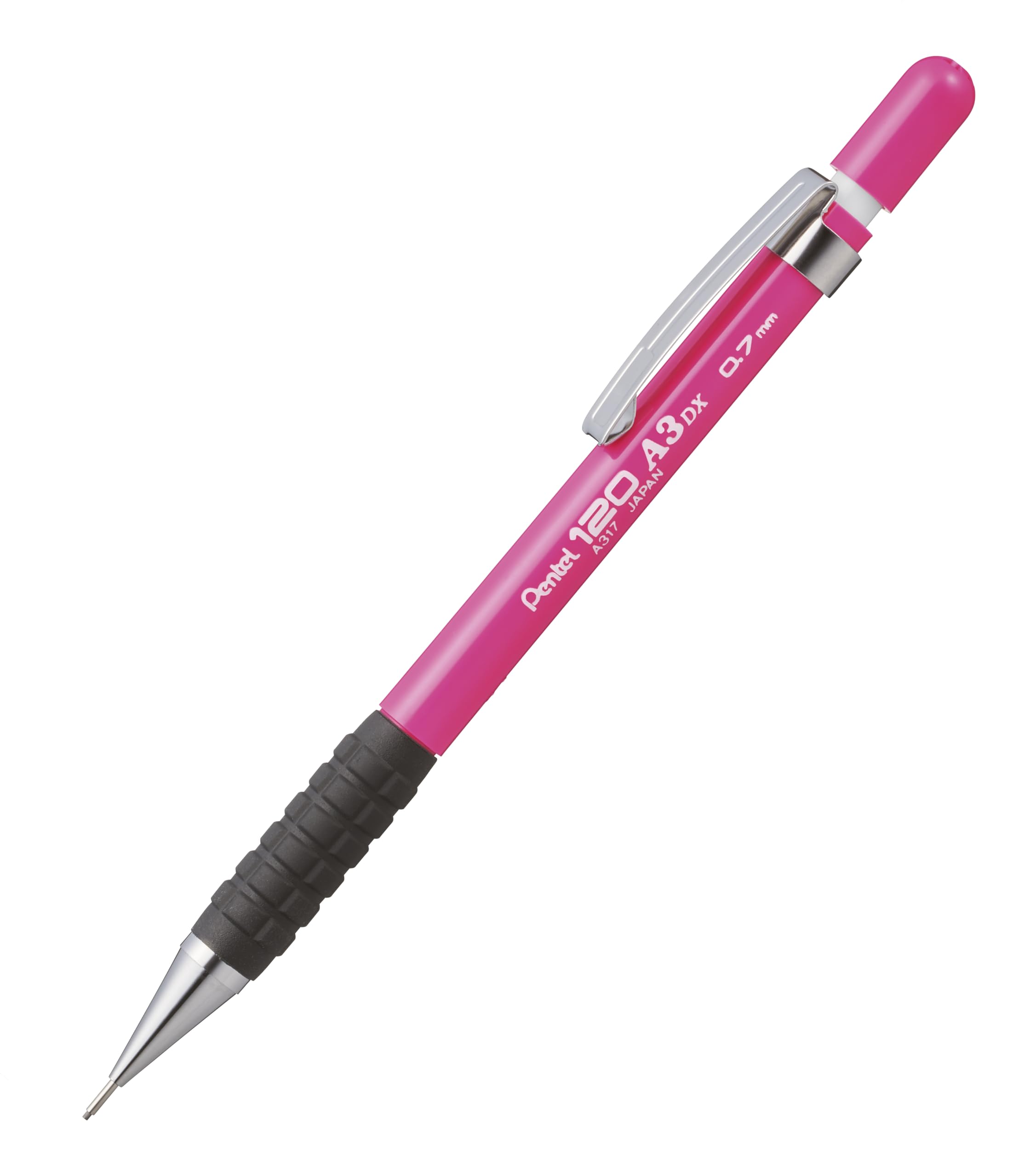 Pentel A317 Sintony Technical Mechanical Pencil 120 A3 0.7 mm Barrel Pink 1 pc
